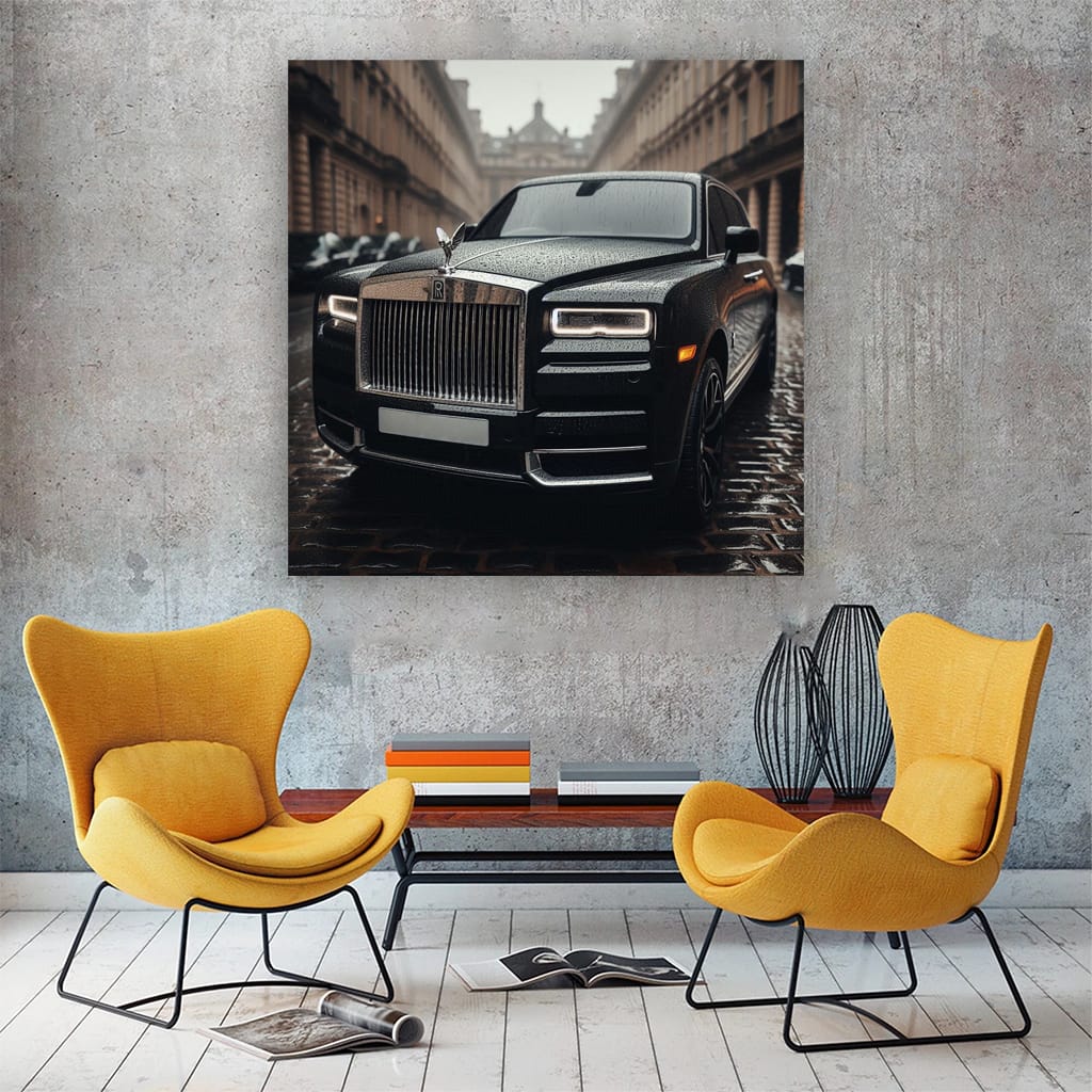 Rollsroyce Cullinan Overcast Weath Wall Art