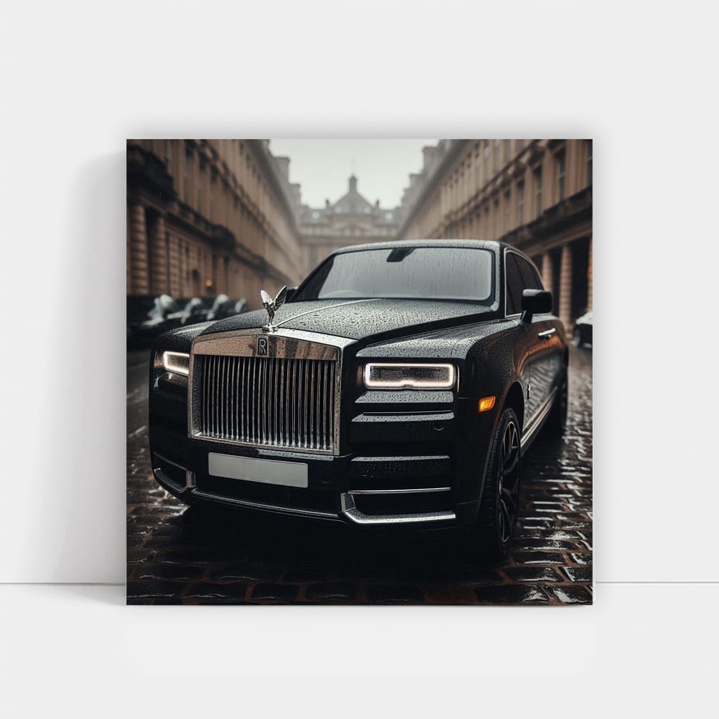 Rollsroyce Cullinan Overcast Weath Wall Art