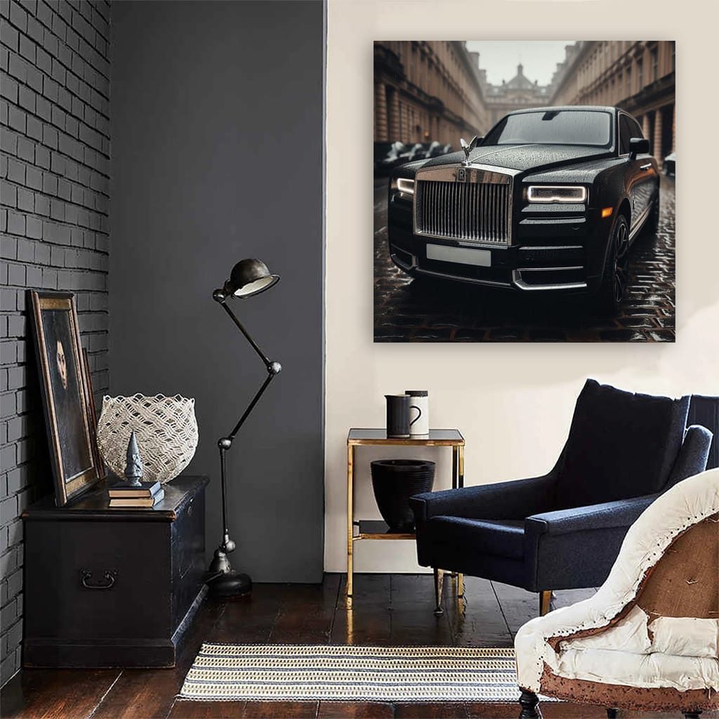 Rollsroyce Cullinan Overcast Weath Wall Art