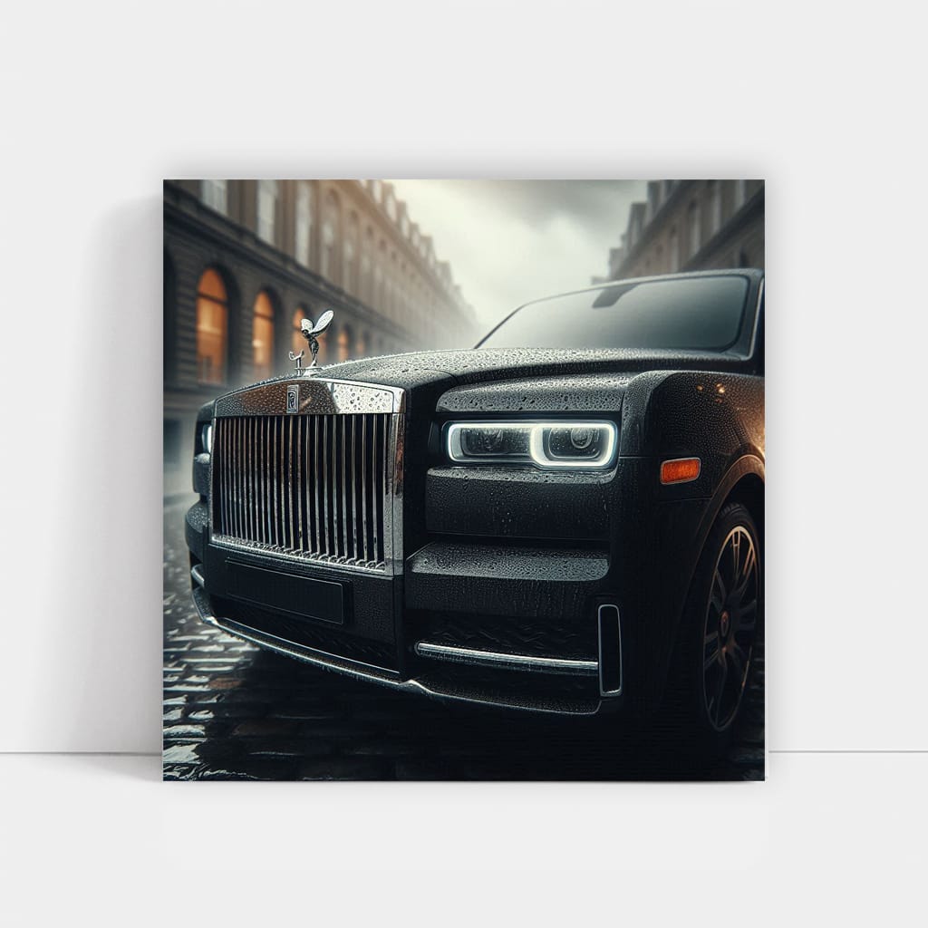 Rollsroyce Cullinan Overcast Weather Wall Art