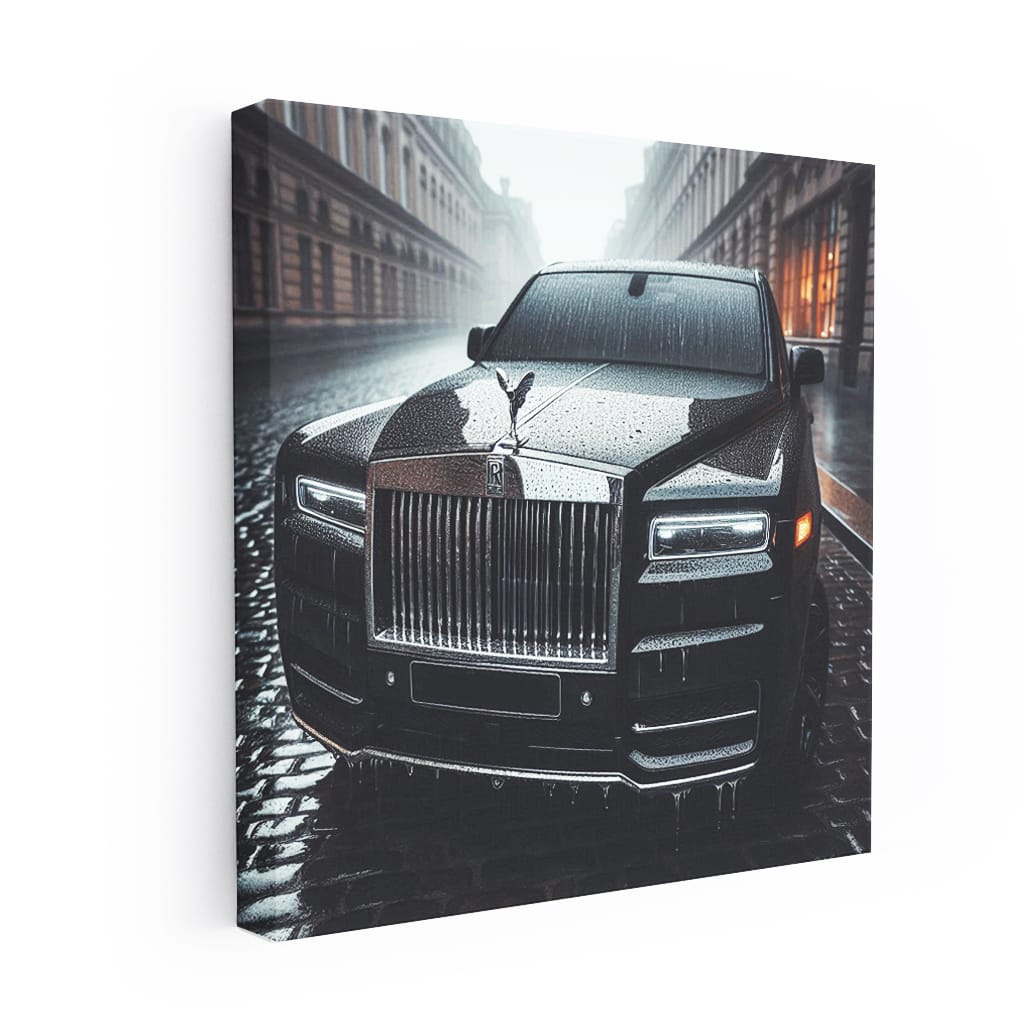 Rollsroyce Cullinan Rainy Weather Wall Art