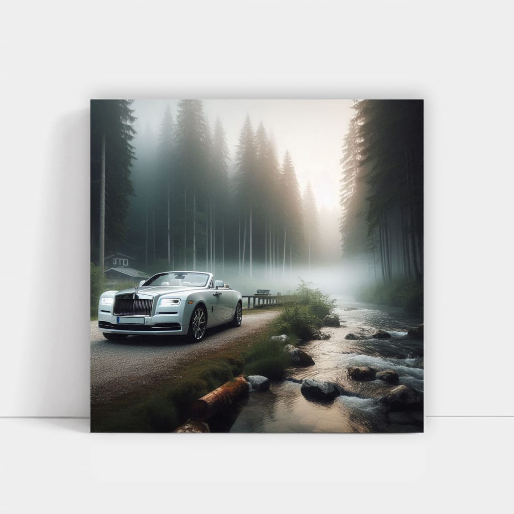 Rolls-Royce Dawn in Fog: Elegance Meets Power