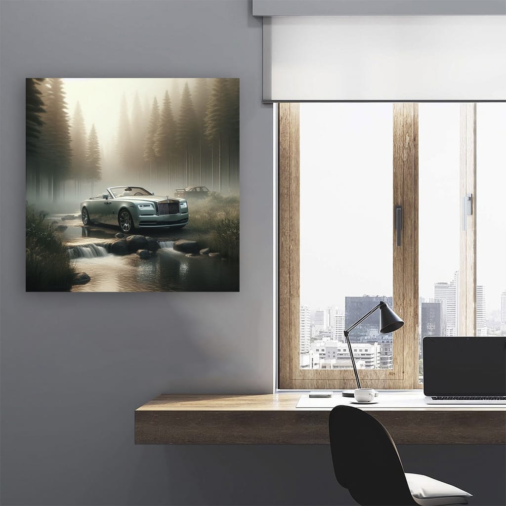 Rollsroyce Dawn Fog Wall Art