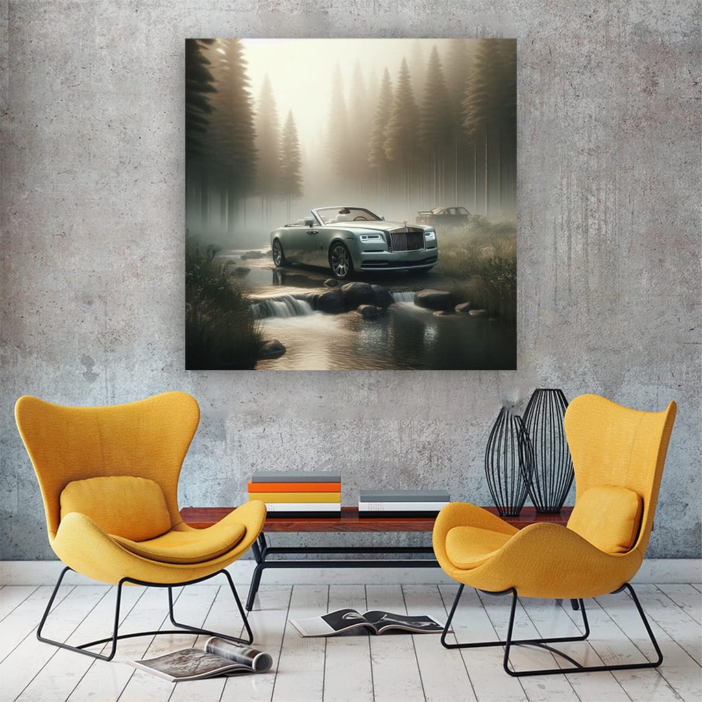 Rollsroyce Dawn Fog Wall Art