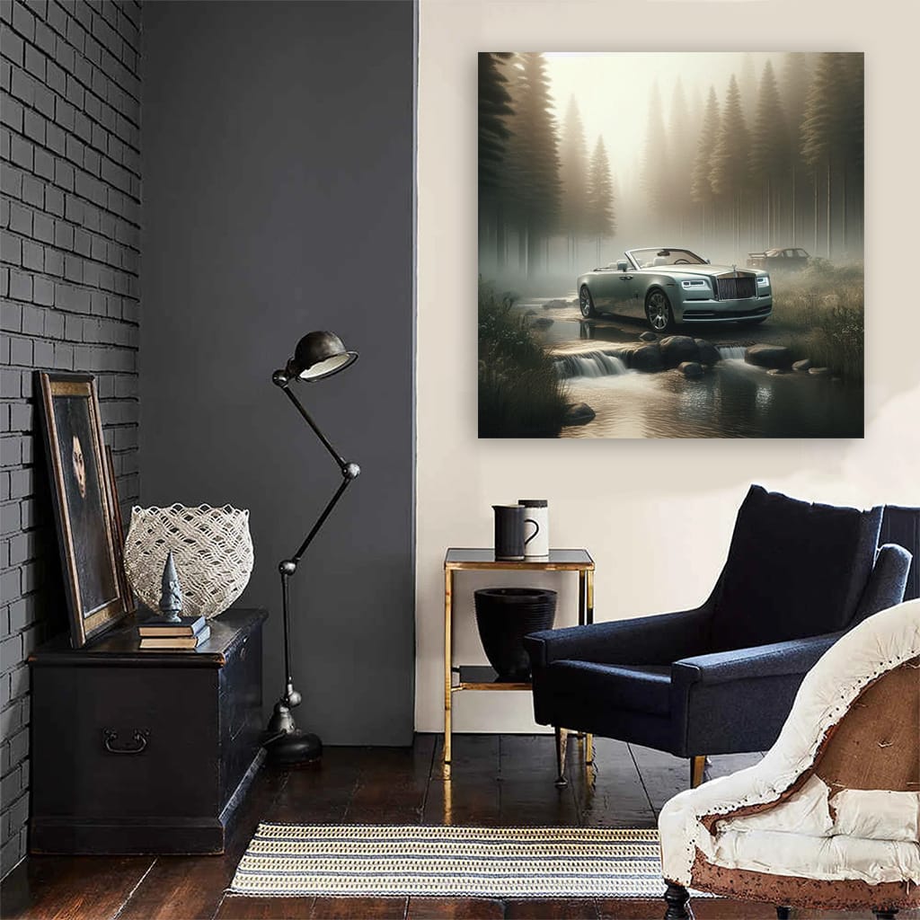 Rollsroyce Dawn Fog Wall Art