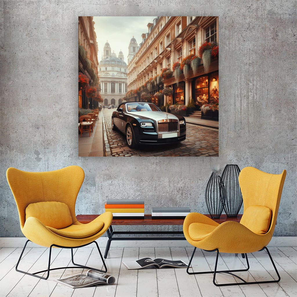 Rollsroyce Dawn London Wall Art