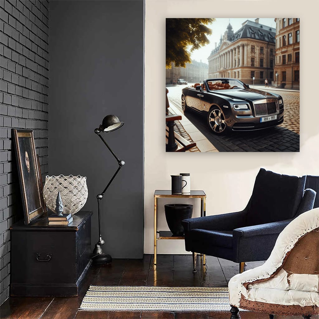 Rolls-Royce Dawn Parking - Elegance on Display