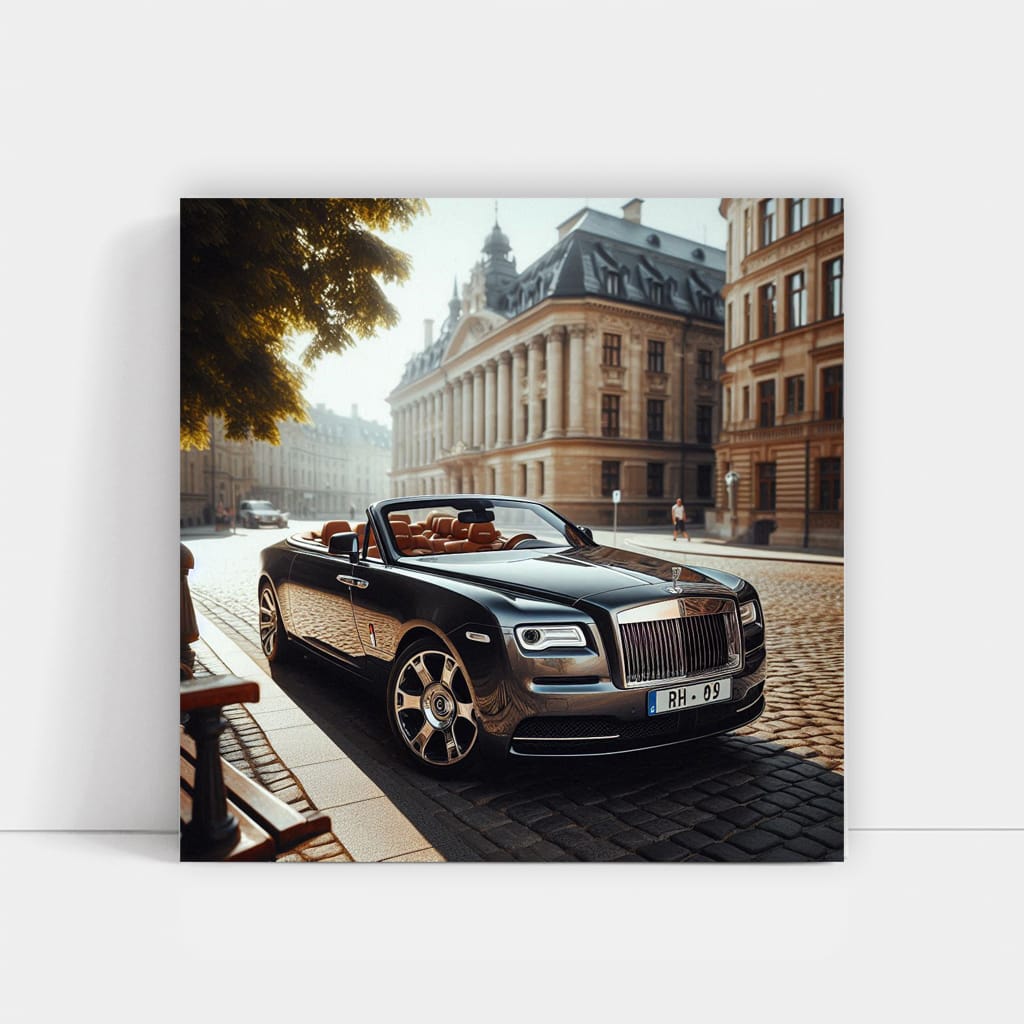 Rolls-Royce Dawn Parking - Elegance on Display