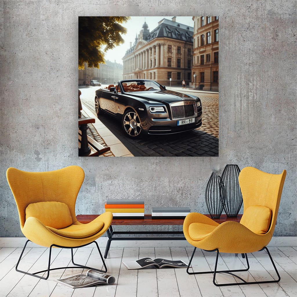 Rolls-Royce Dawn Parking - Elegance on Display