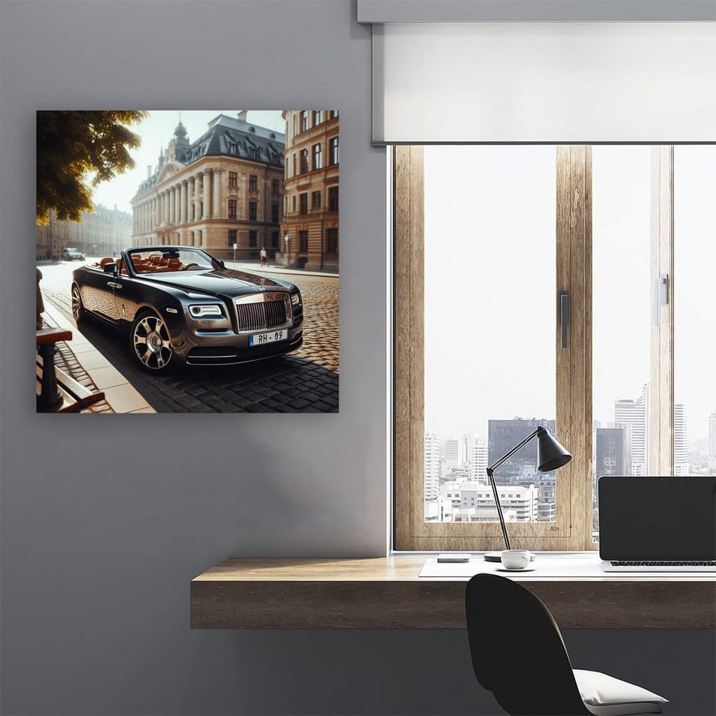 Rolls-Royce Dawn Parking - Elegance on Display