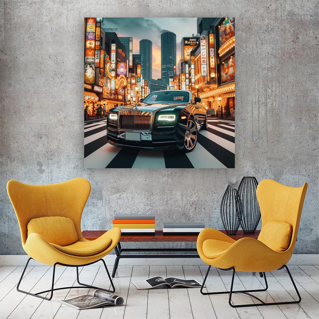 Rollsroyce Dawn Tokyo Japan Wall Art