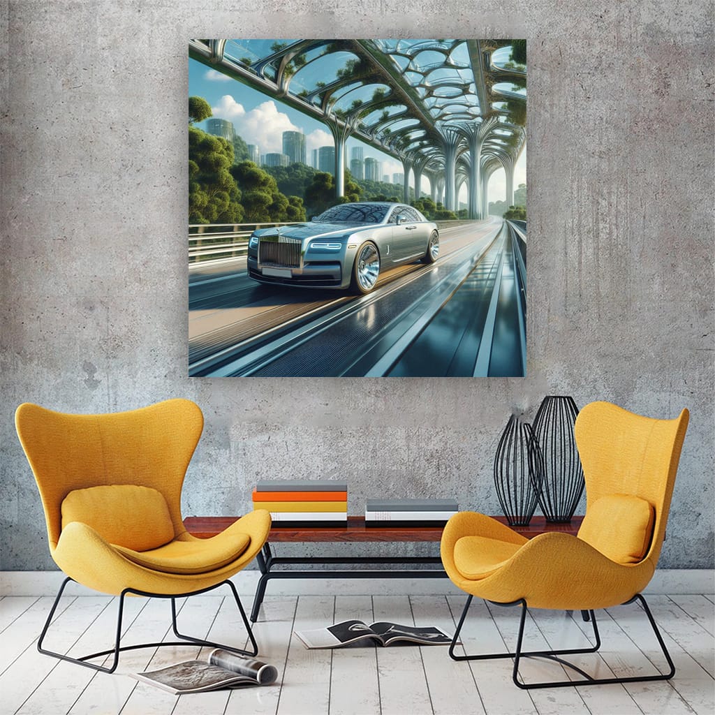 Rollsroyce Ghost Brid Wall Art