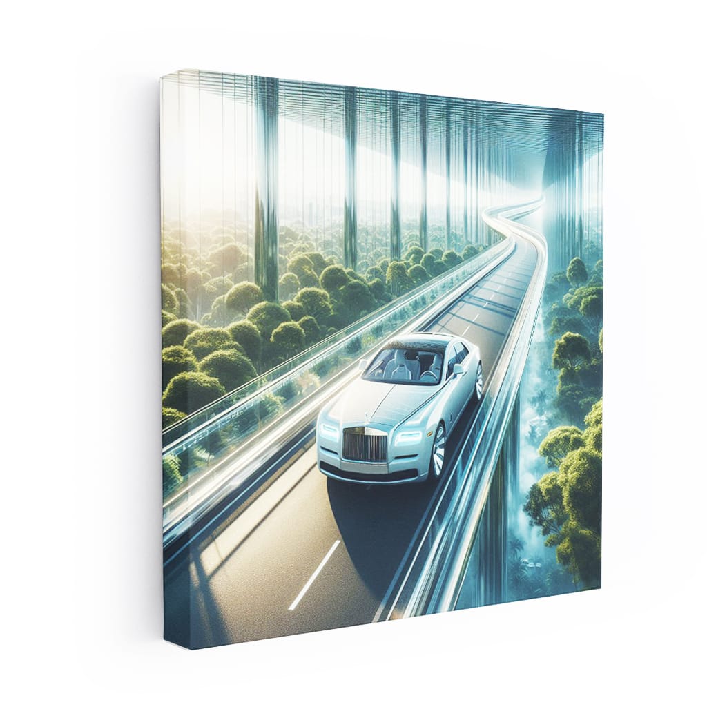 Rollsroyce Ghost Bridge Wall Art