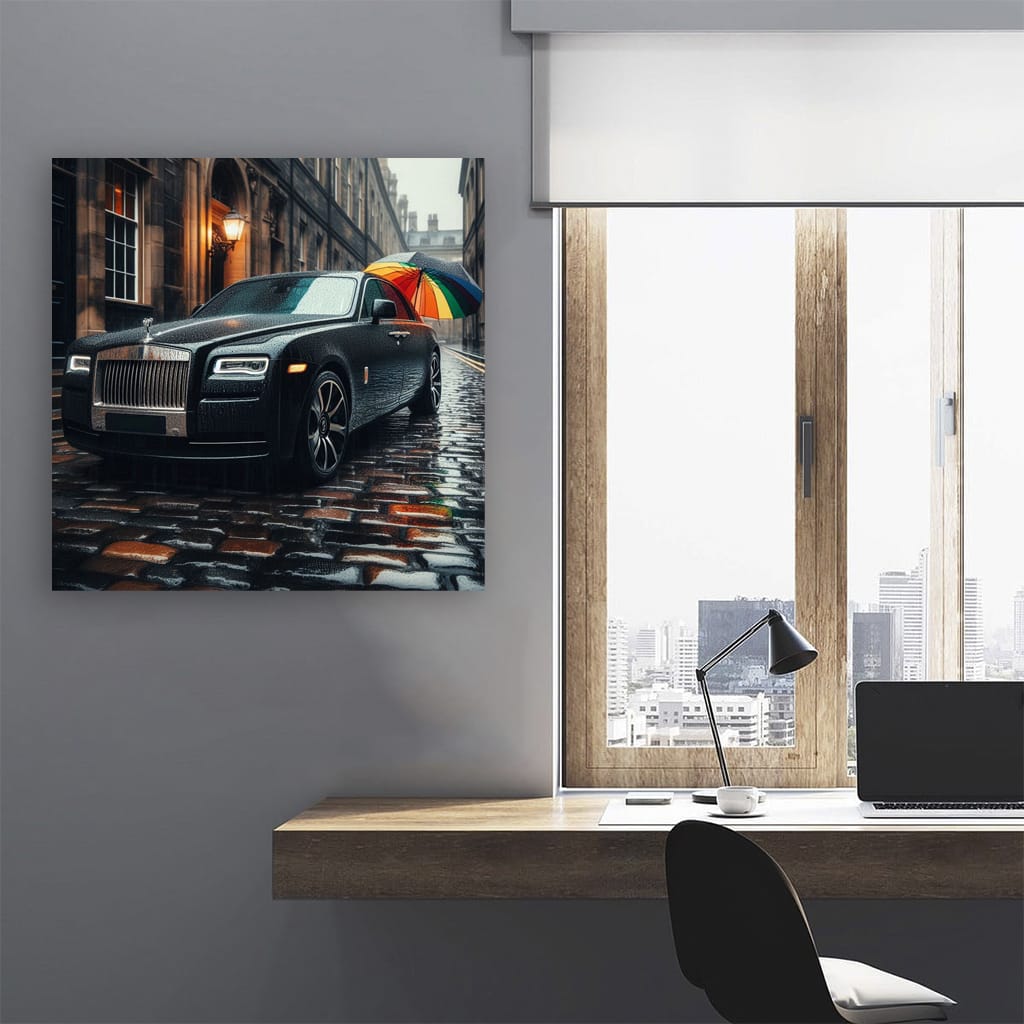 Rolls-Royce Ghost in Rain: Elegance Meets Resilience