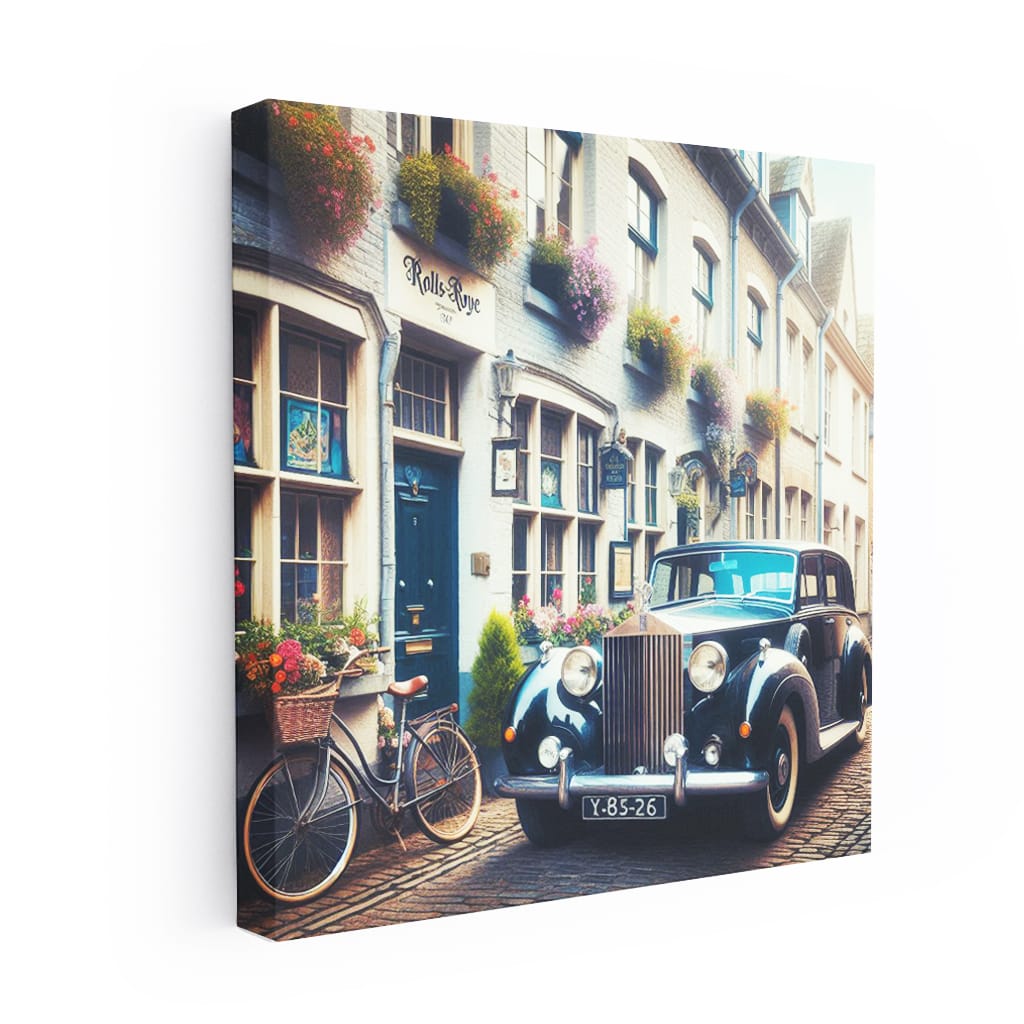 Rollsroyce Old Retro Parki Wall Art