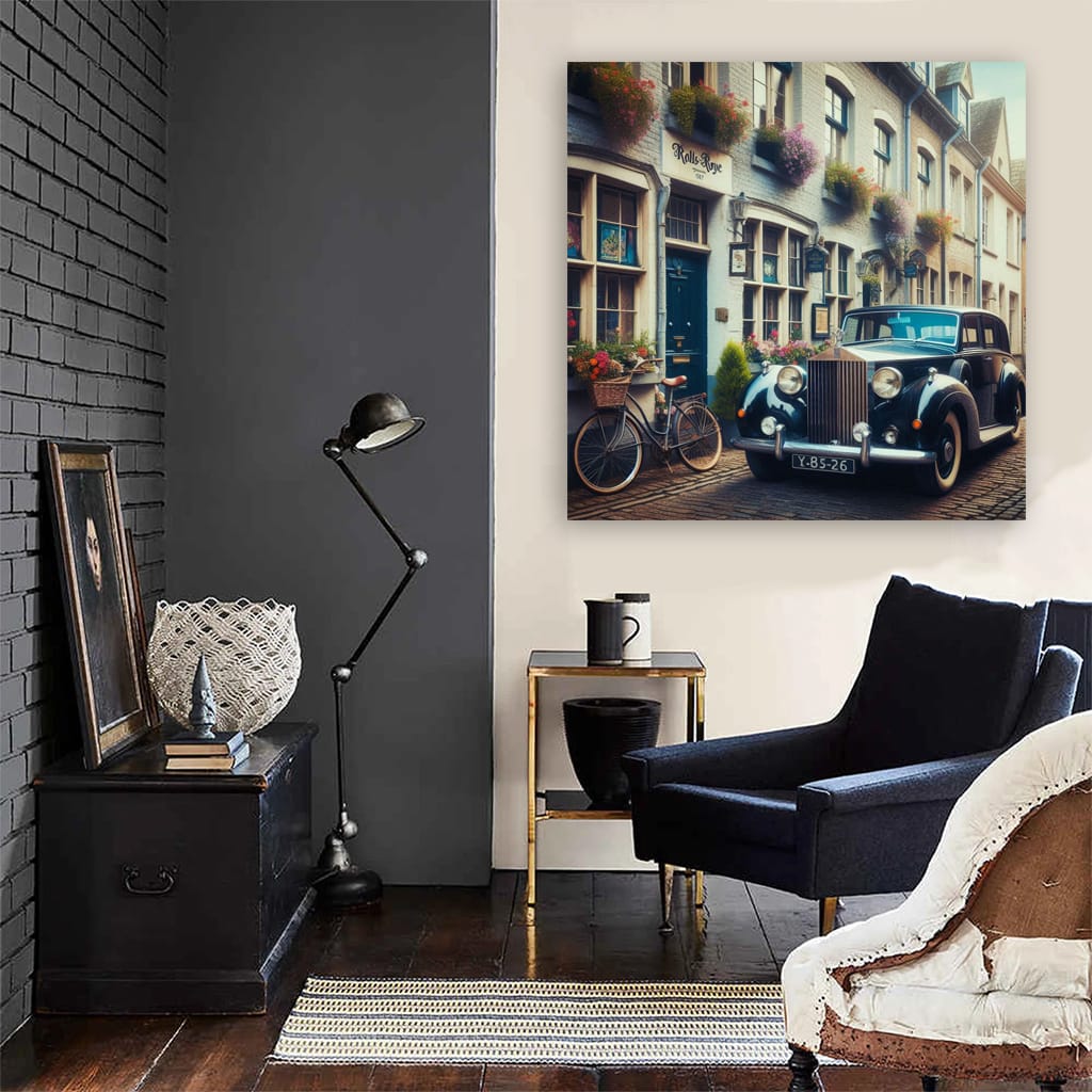 Vintage Rolls-Royce Parking - Classic Elegance on Display