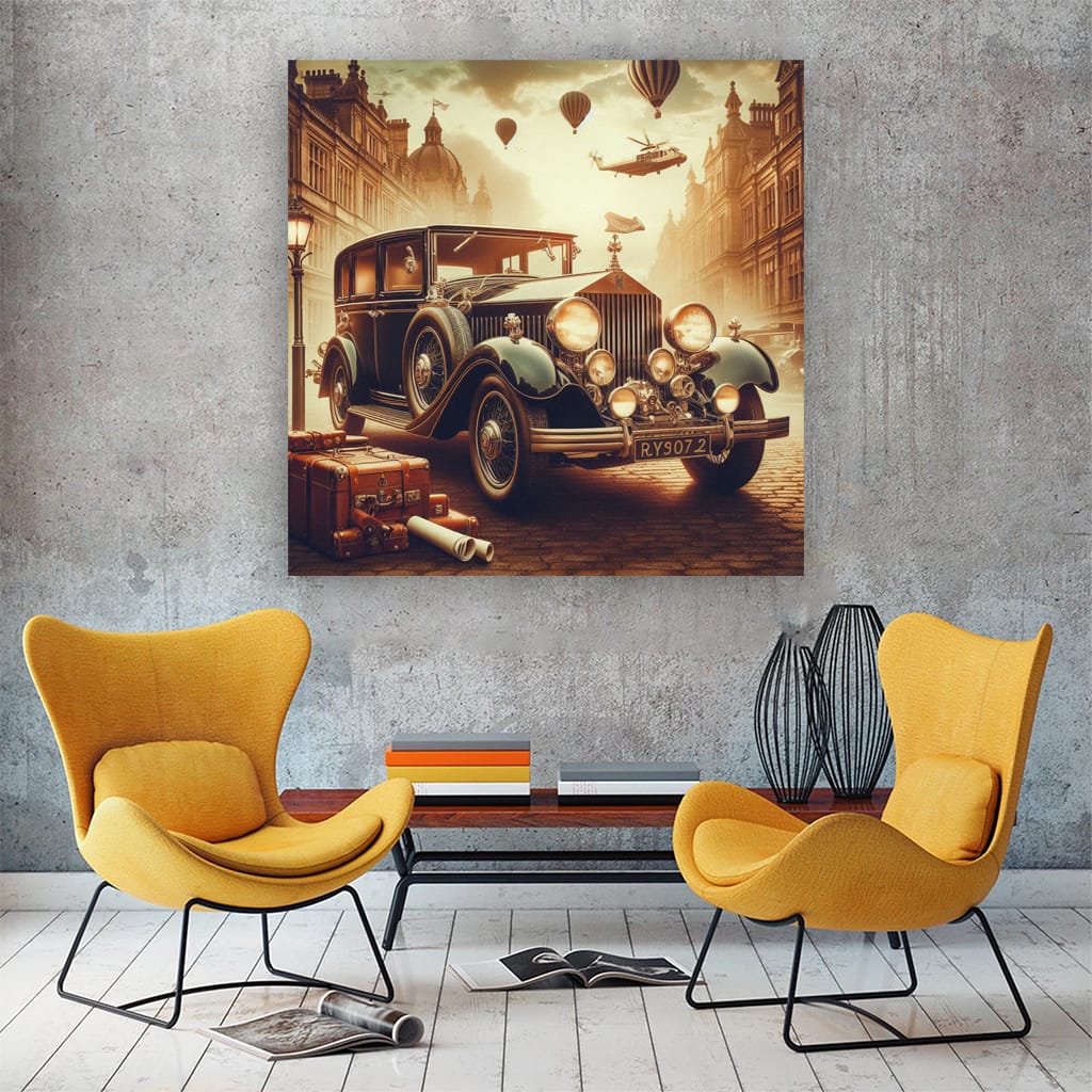 Classic Rolls-Royce Vintage Retro Style - Timeless Elegance