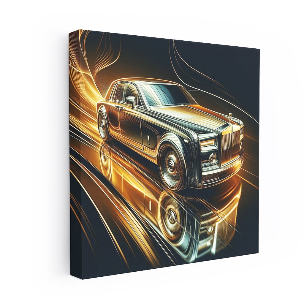 Rollsroyce Phantom Absctra Wall Art