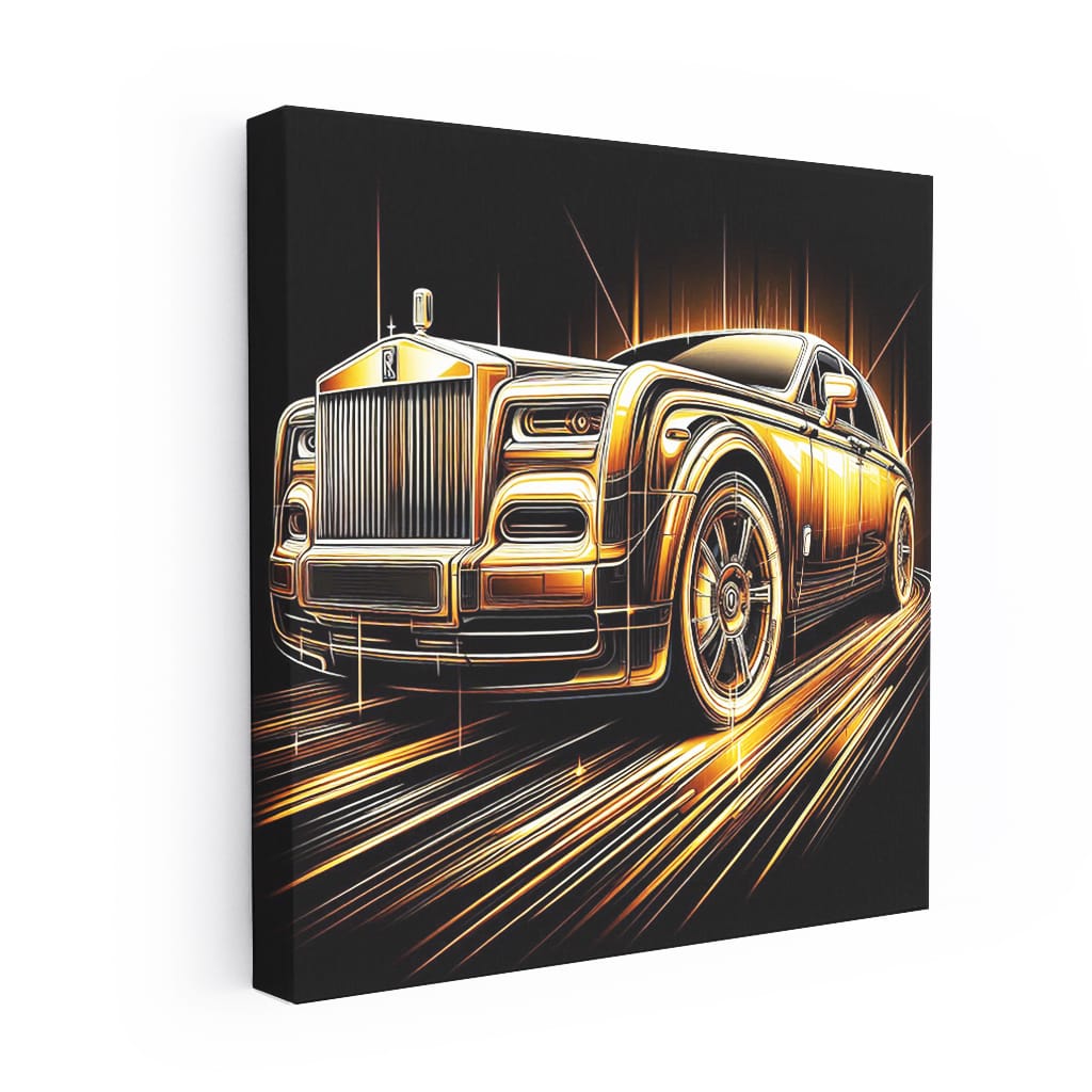 Rollsroyce Phantom Absctract Wall Art