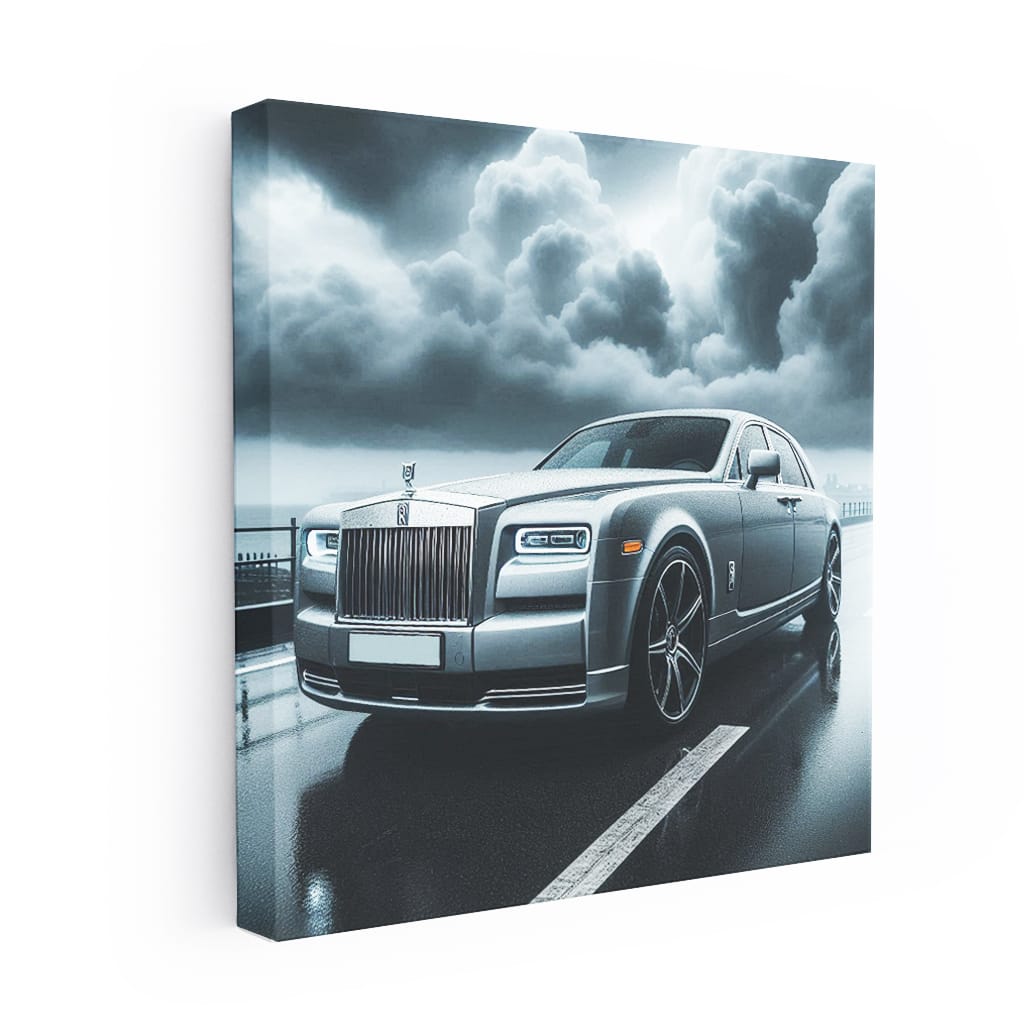 Rollsroyce Phantom Cloudy Weath Wall Art