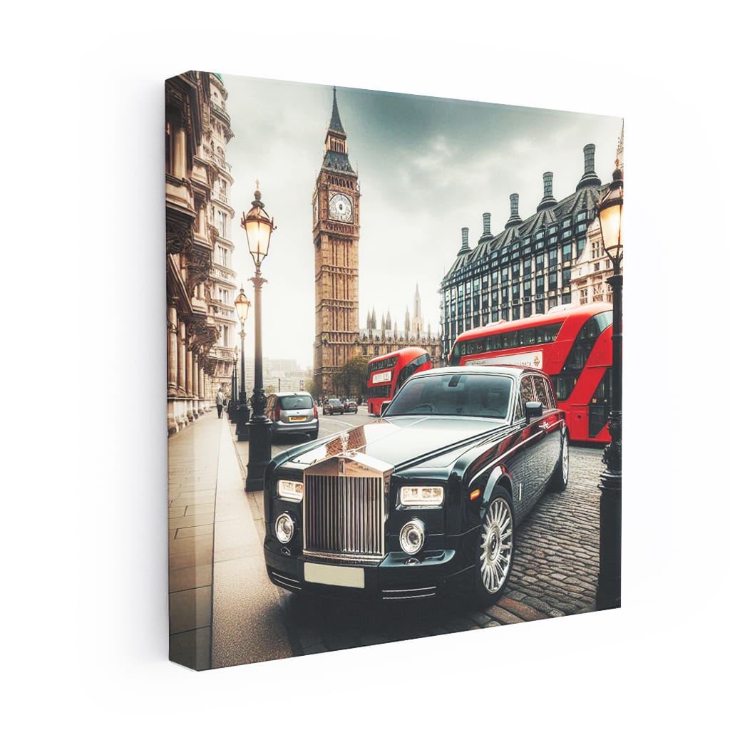 Rollsroyce Phantom Lond Wall Art