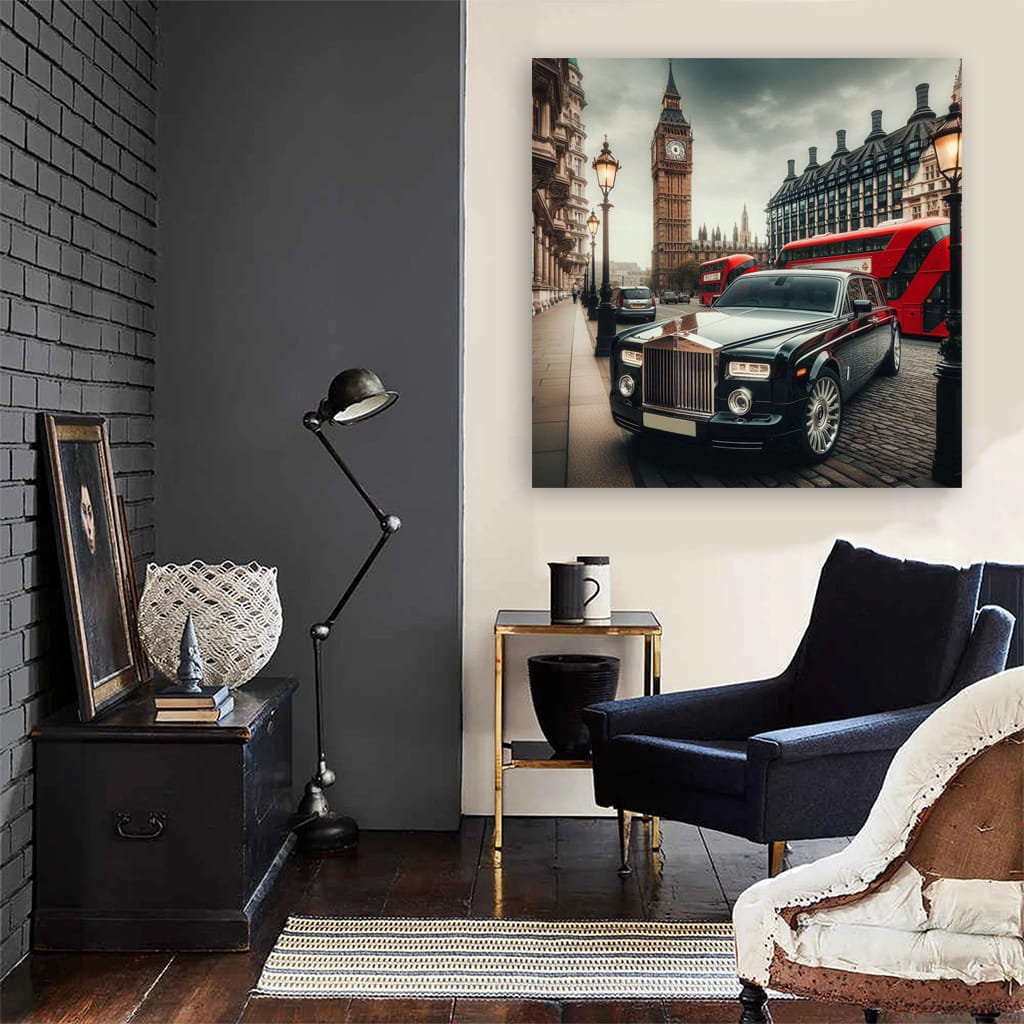 Rollsroyce Phantom Lond Wall Art