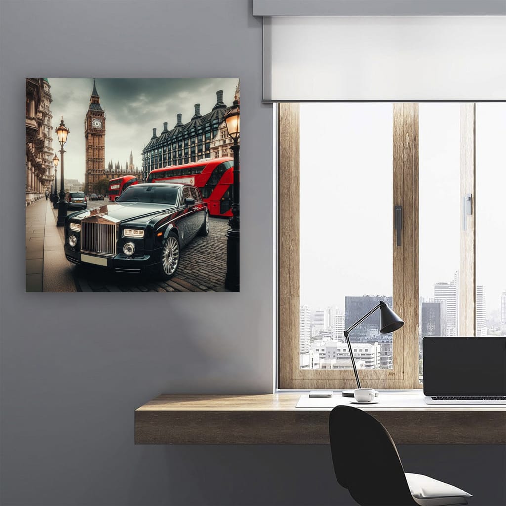 Rollsroyce Phantom Lond Wall Art