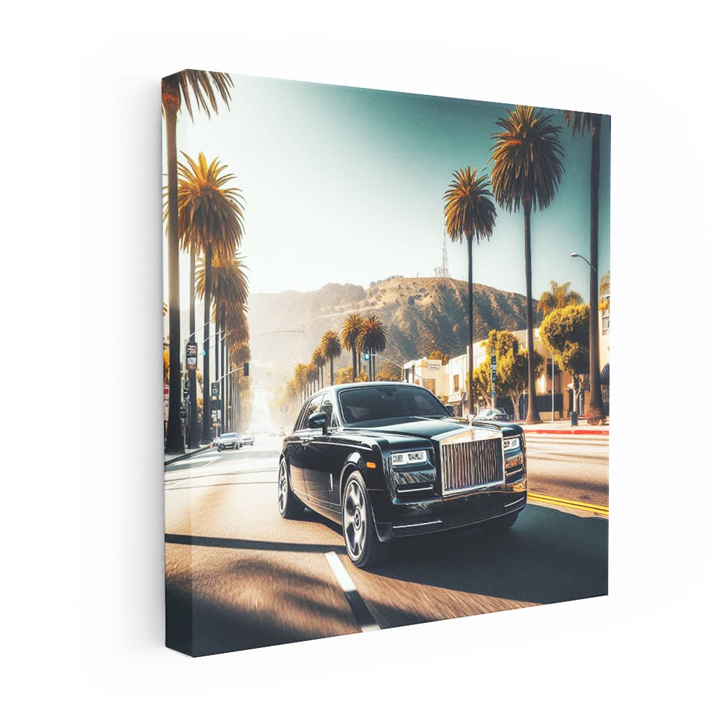 Rollsroyce Phantom Los Angel Wall Art