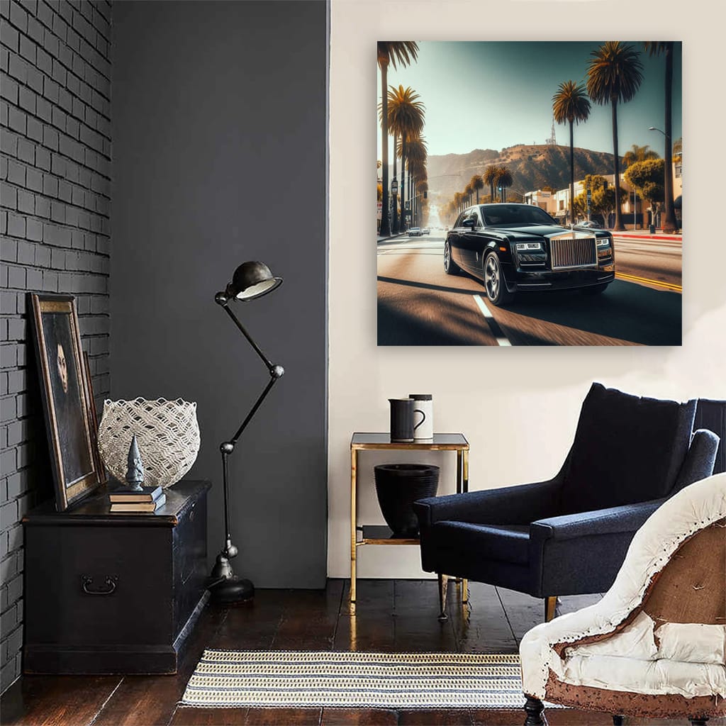 Rollsroyce Phantom Los Angel Wall Art