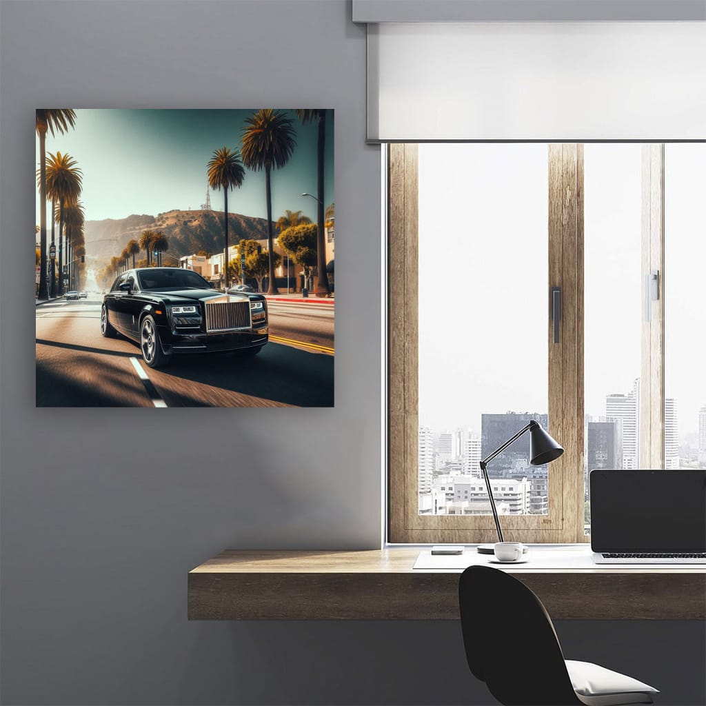 Rollsroyce Phantom Los Angel Wall Art