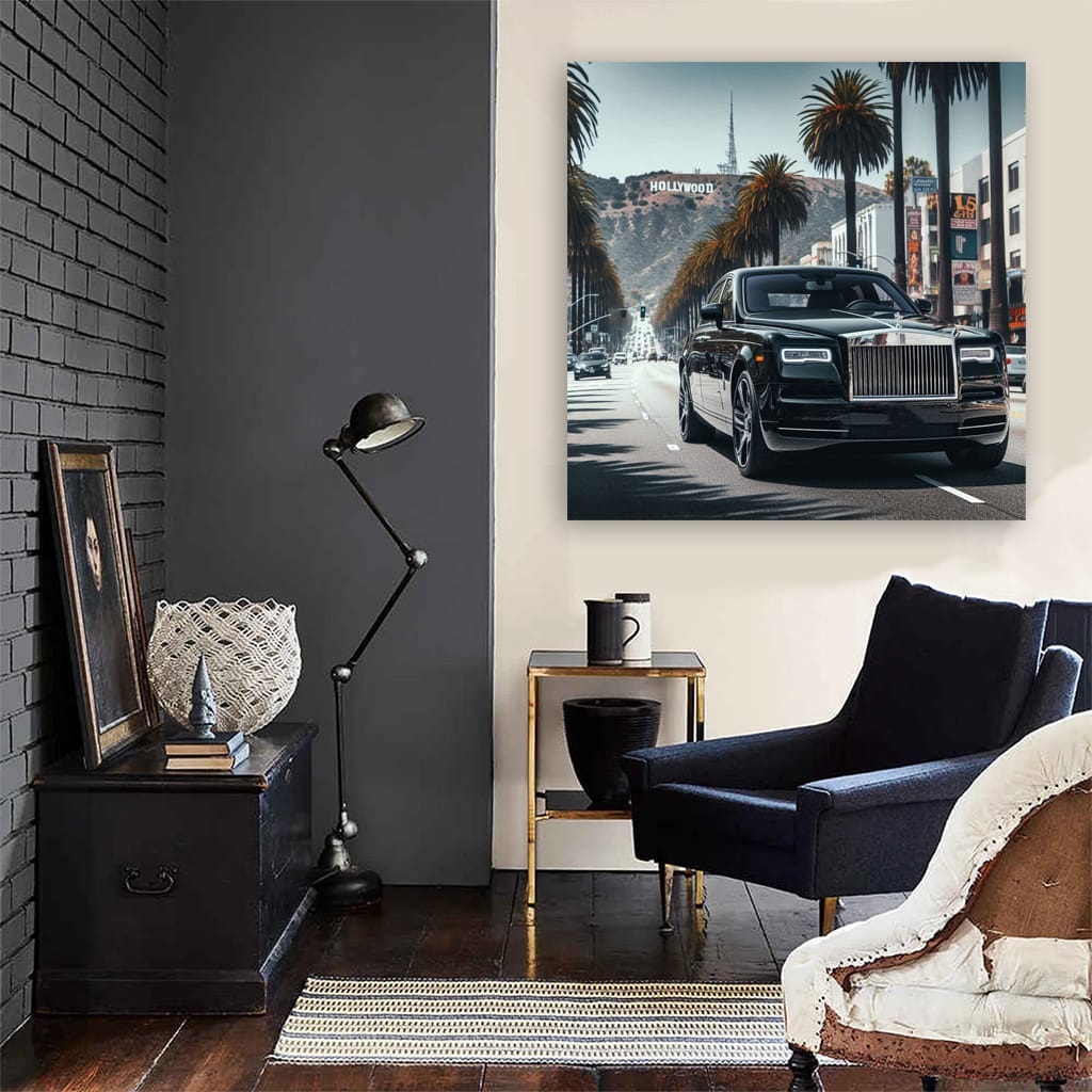 Rollsroyce Phantom Los Angeles Wall Art