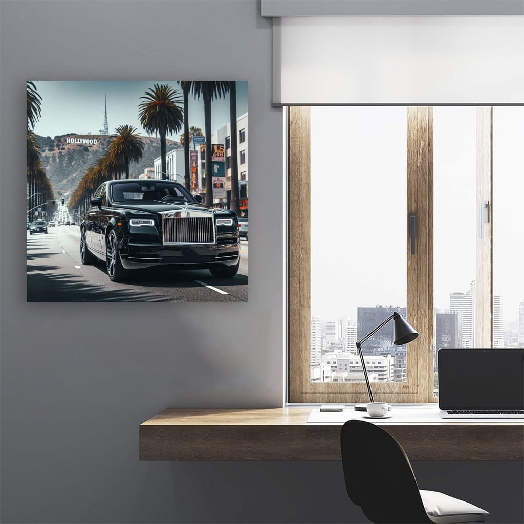 Rollsroyce Phantom Los Angeles Wall Art