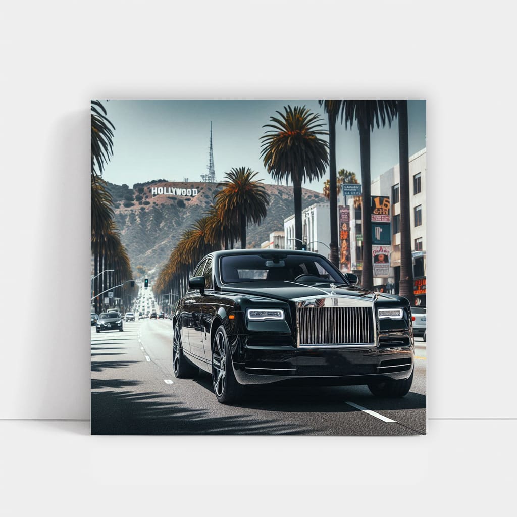 Rollsroyce Phantom Los Angeles Wall Art