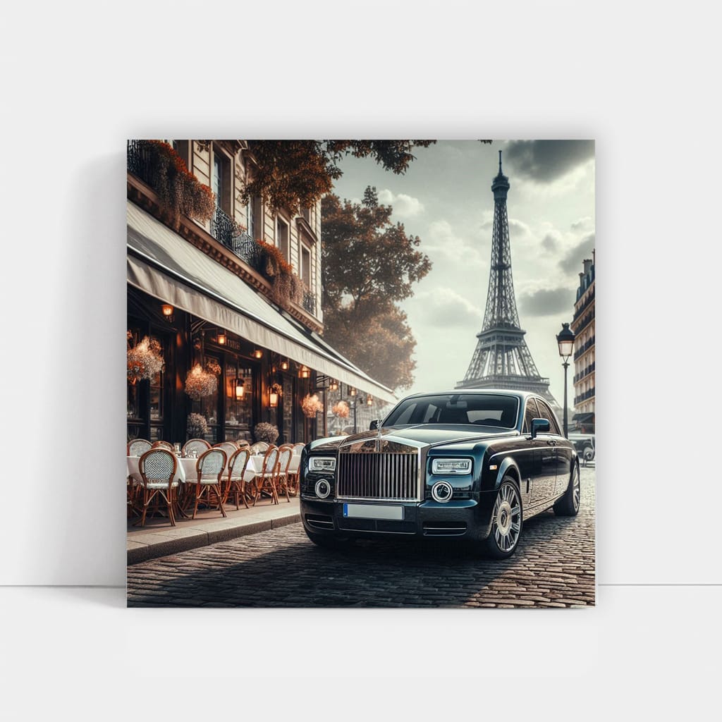 Rollsroyce Phantom Paris Wall Art