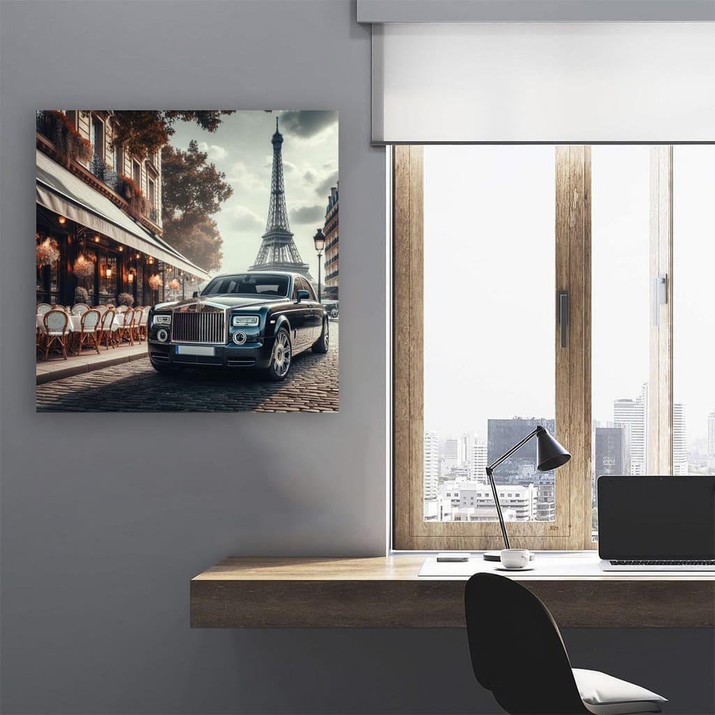 Rollsroyce Phantom Paris Wall Art