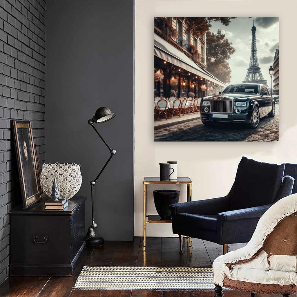 Rollsroyce Phantom Paris Wall Art