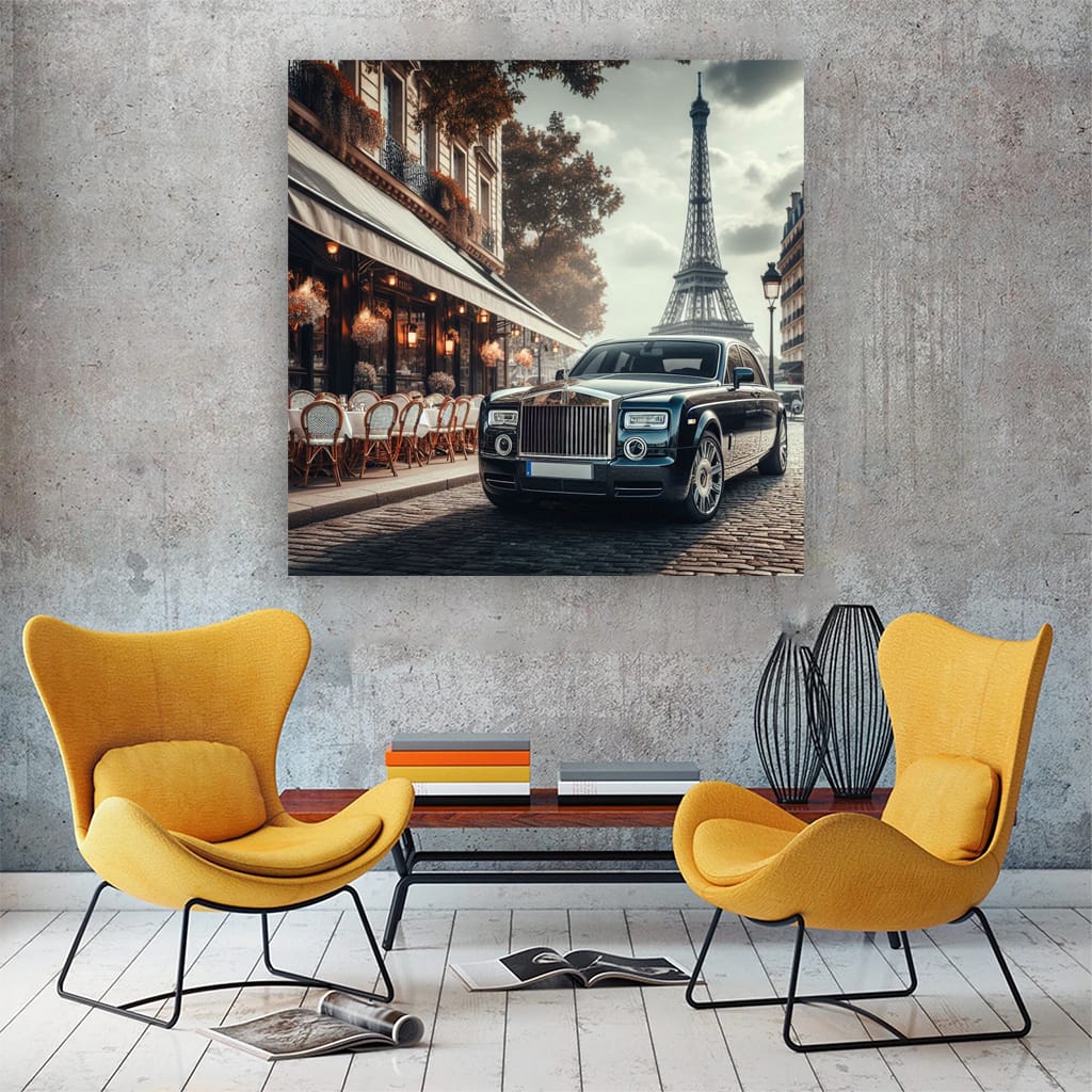 Rollsroyce Phantom Paris Wall Art