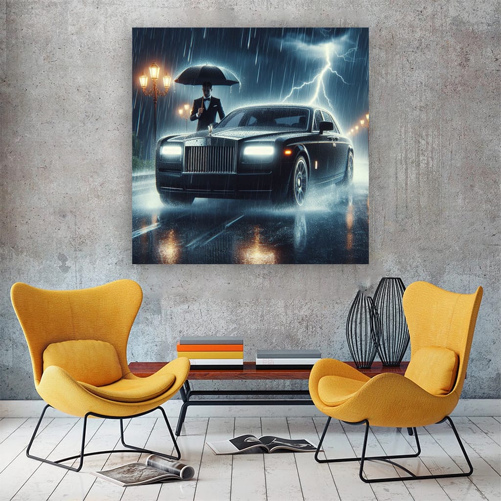 Rollsroyce Phantom Thundersto Wall Art