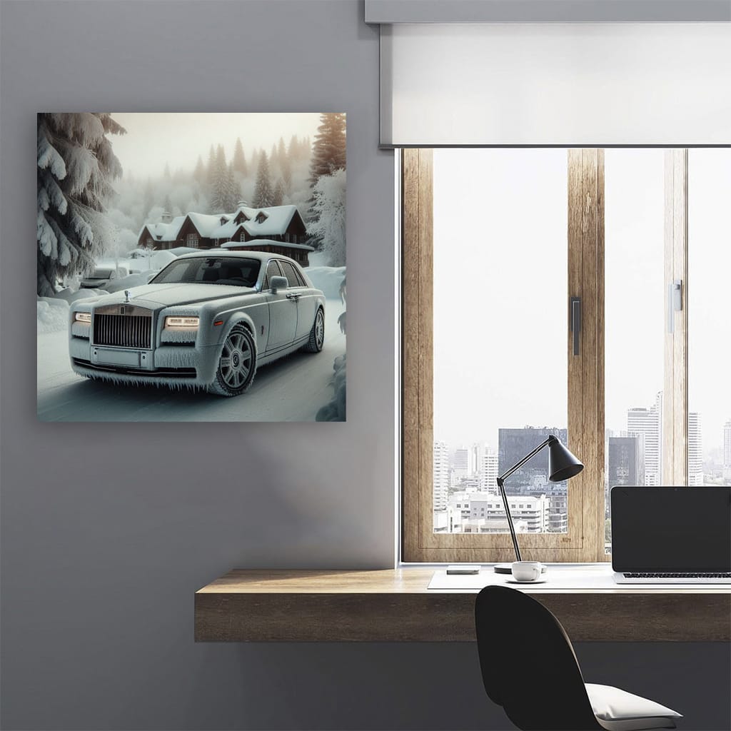 Rollsroyce Phantom Winter Wall Art