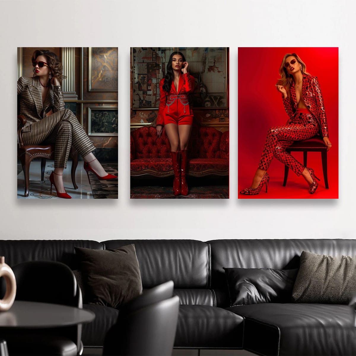 Stylish Woman Set of 3