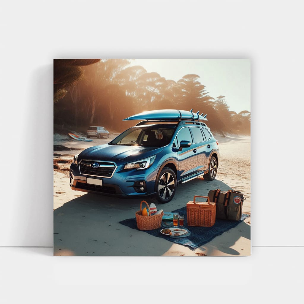 Subaru Ascent On Bea Wall Art