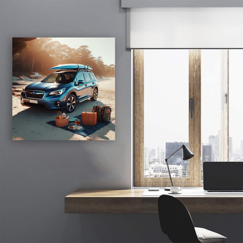 Subaru Ascent On Bea Wall Art