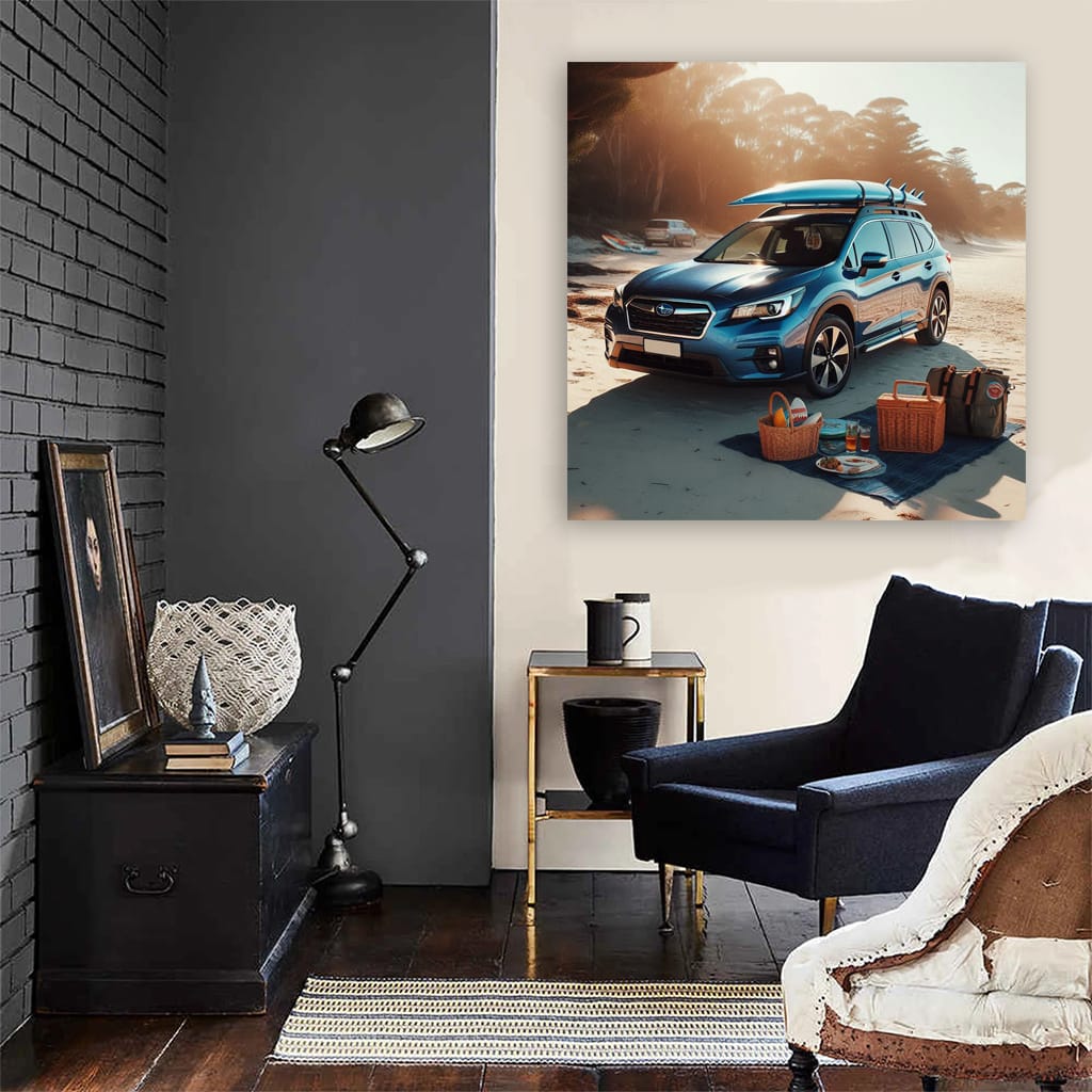 Subaru Ascent On Bea Wall Art