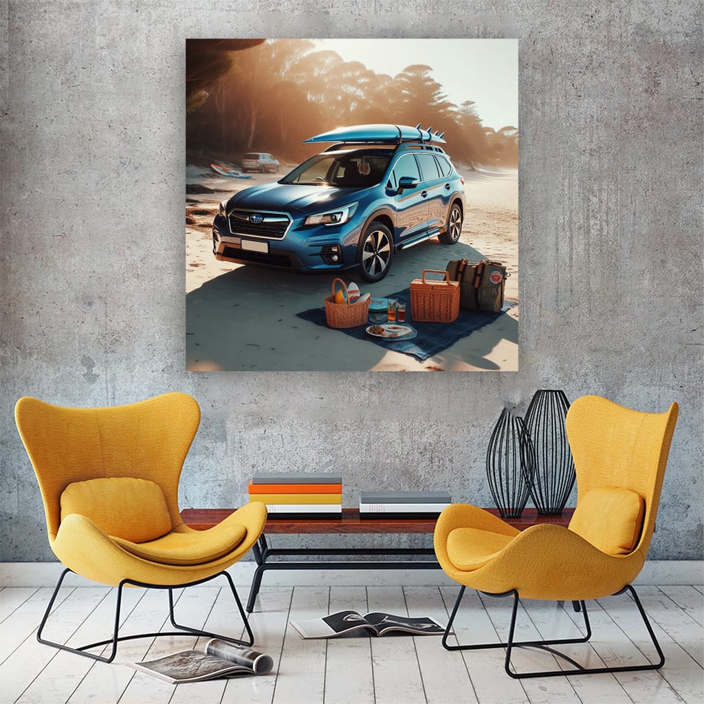 Subaru Ascent On Bea Wall Art