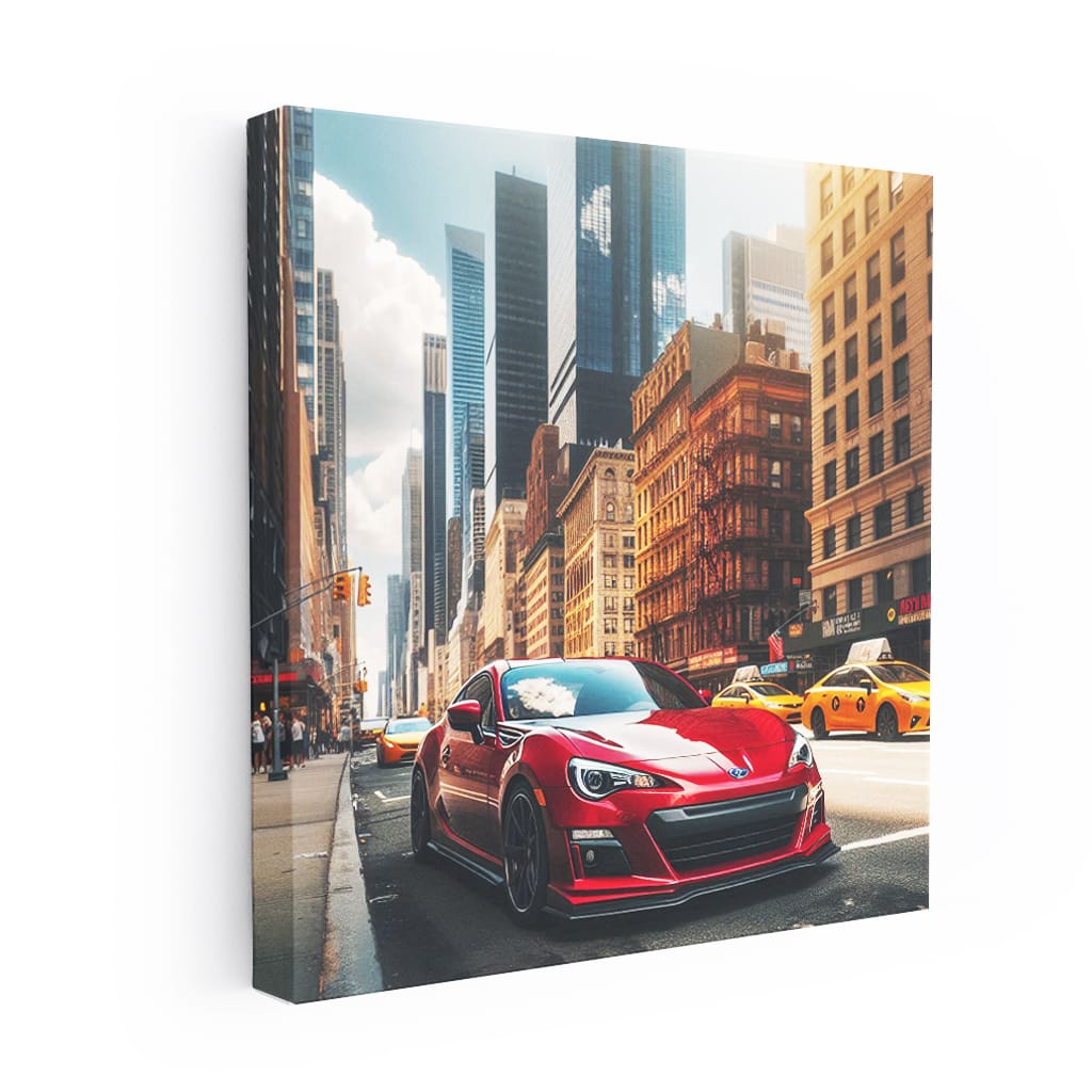 Subaru Brz New York Wall Art