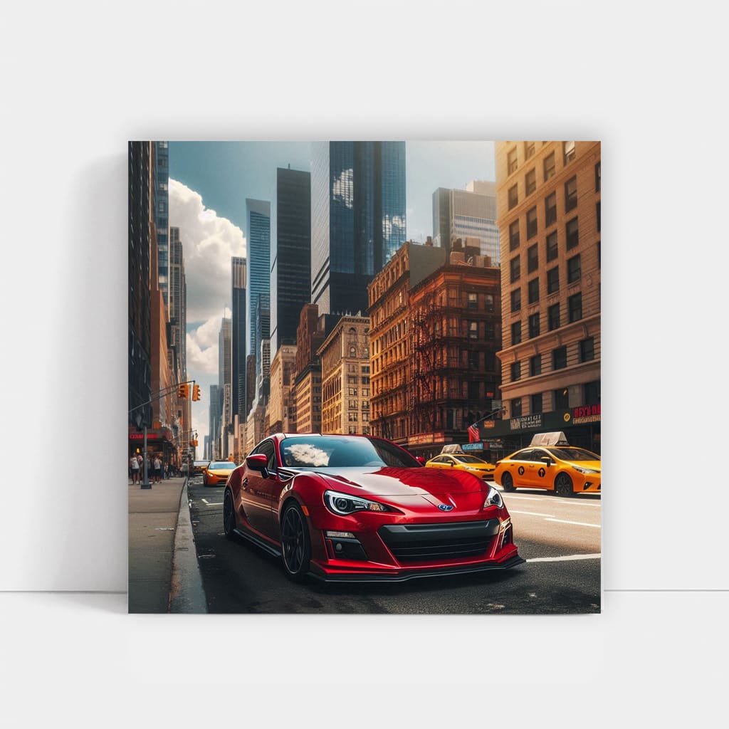 Subaru Brz New York Wall Art