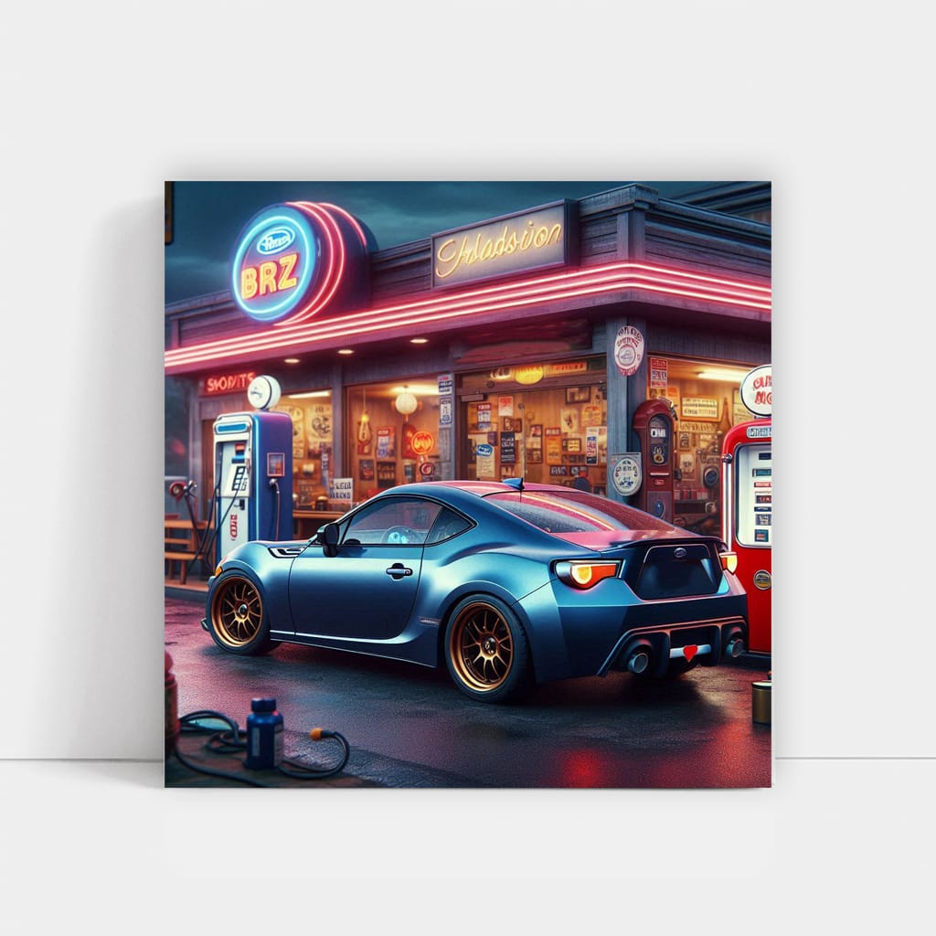 Subaru BRZ Retro Style - Timeless Design and Performance