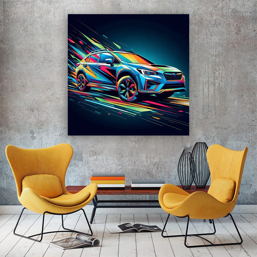 Subaru Crosstrek (xv) Absctra Wall Art