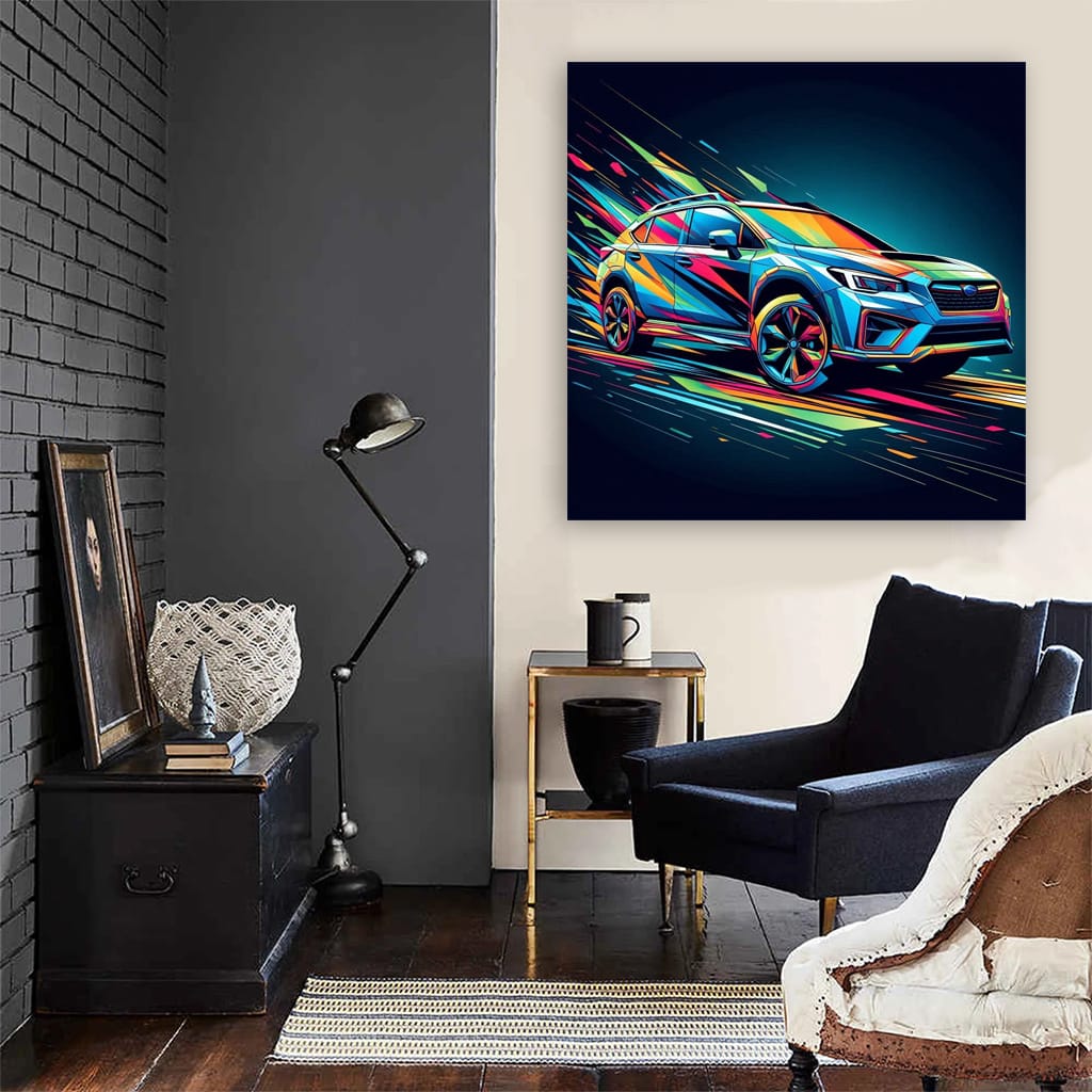 Subaru Crosstrek (xv) Absctra Wall Art