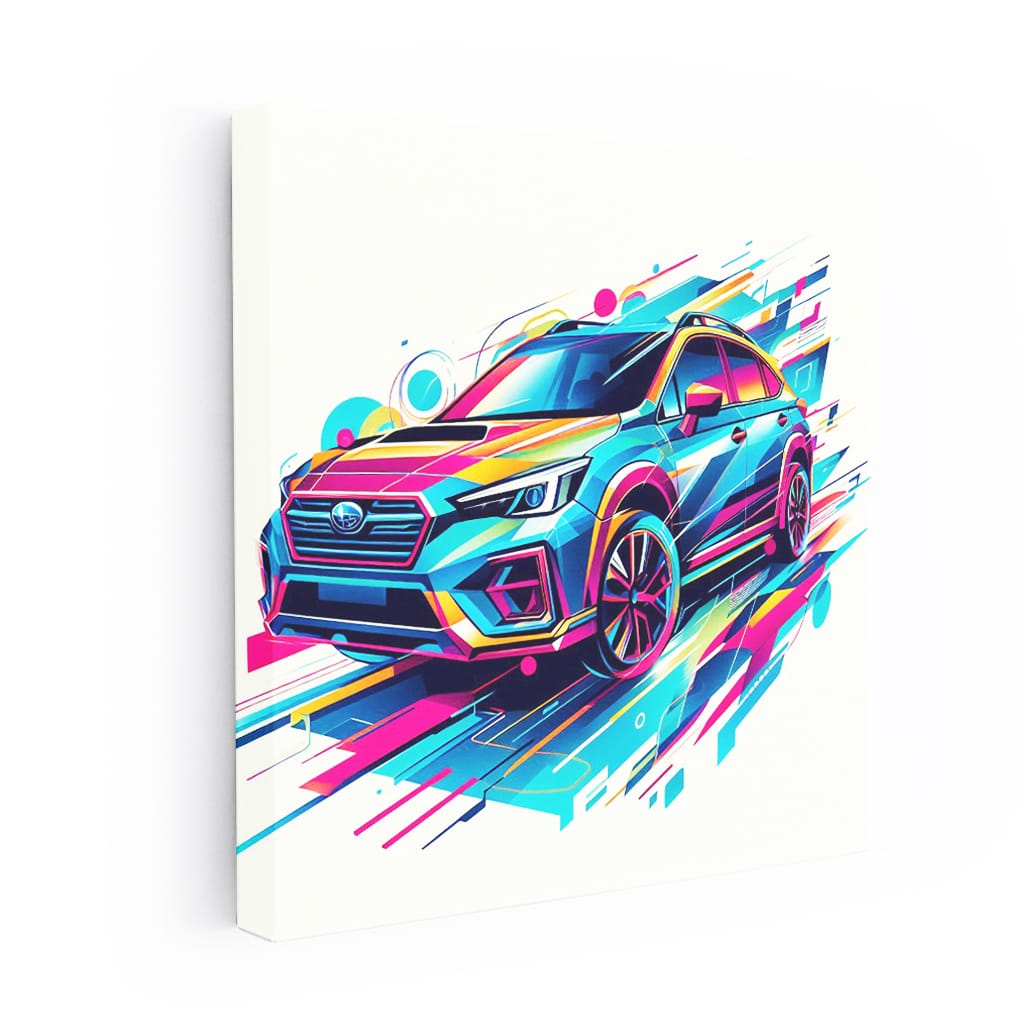 Subaru Crosstrek (xv) Absctract Wall Art